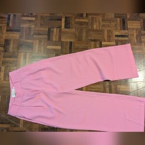 Pink wideleg dress pants
